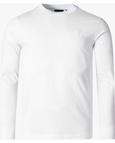 Ma Strum Long Sleeve Icon T-shirt - White