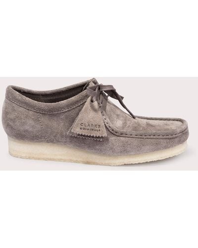Clarks Wallabee Shoes - Grey