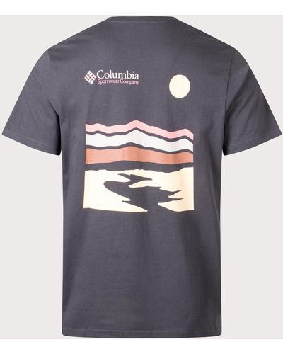 Columbia Explorers Canyon Back Graphic T-shirt - Blue