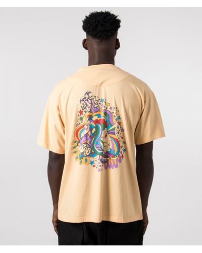 Pretty Green Oversized Far Out T-shirt - Natural