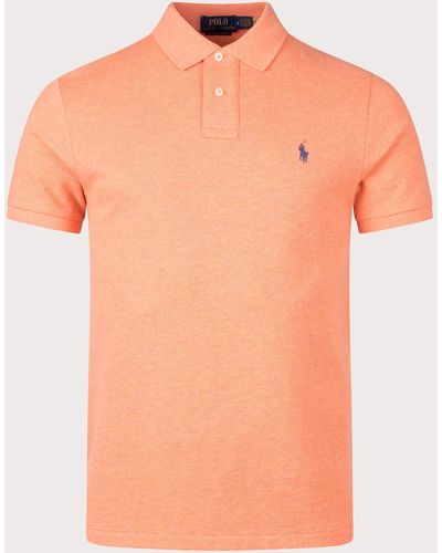 Polo Ralph Lauren Mesh Polo Shirt - Orange