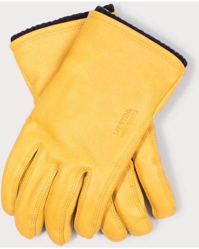 Norse Projects Norse X Hestra Utsjo Gloves - Yellow