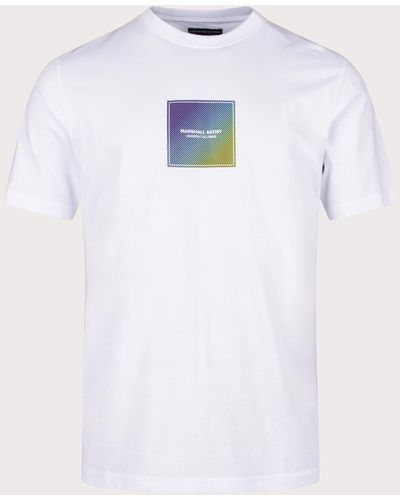 Marshall Artist Linear Box T-shirt - White