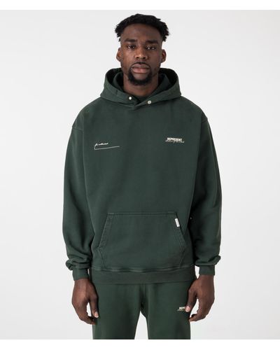 Represent Patron Of The Club Hoodie - Green