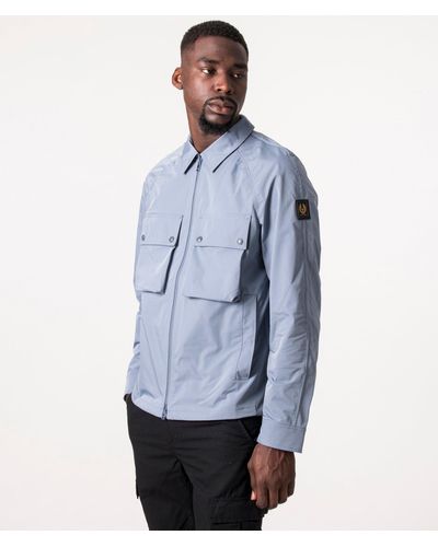 Belstaff Gulley Overshirt in Black for Men Lyst UK