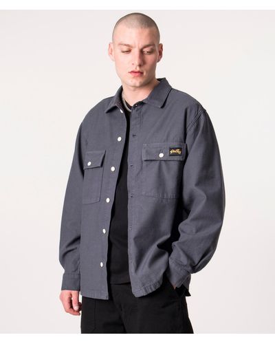 Stan Ray Relaxed Fit Cpo Overshirt - Blue
