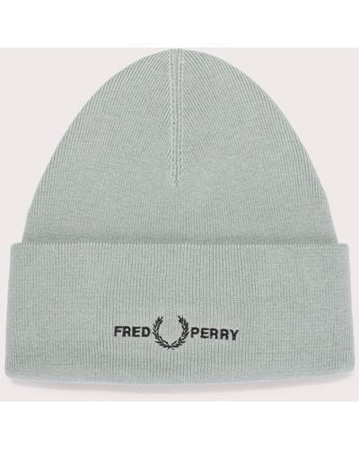 Fred Perry Graphic Beanie - Grey