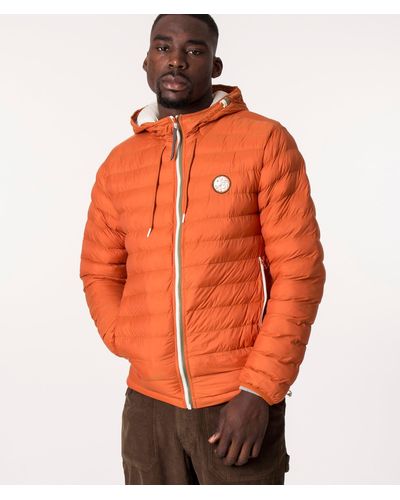 Pretty Green Tilby Quilted Jacket - Orange