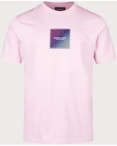 Marshall Artist Linear Box T-shirt - Pink