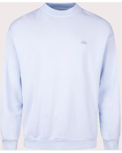 Lacoste Tonal Embroidered Sweatshirt - Blue
