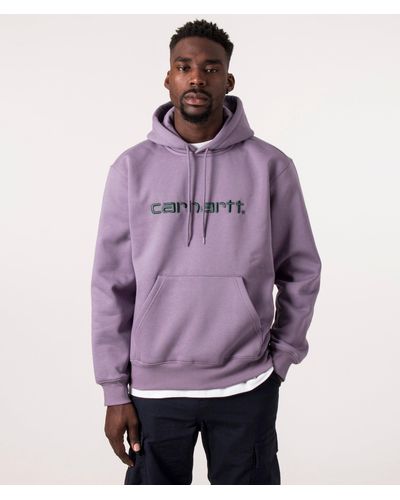 Carhartt Relaxed Fit Carhartt Hoodie - Purple