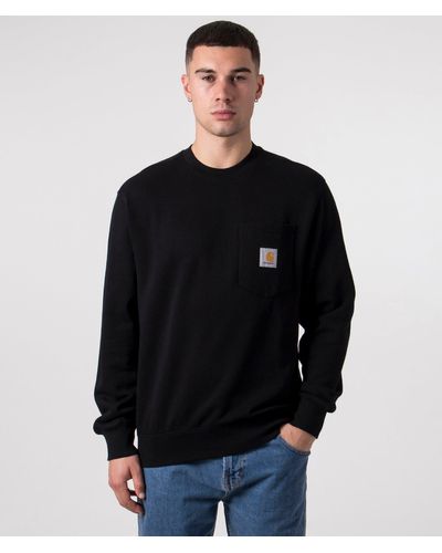 Carhartt Relaxed Fit Pocket Sweatshirt - Black