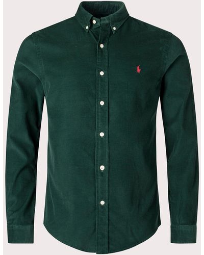 Polo Ralph Lauren Slim Fit Corduroy Shirt - Green
