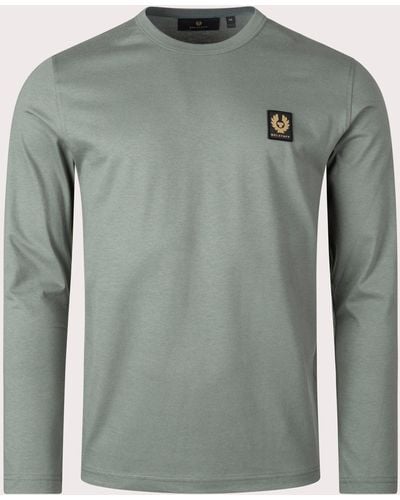 Belstaff Long Sleeved T-shirt - Grey