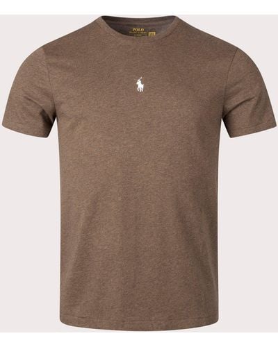 Polo Ralph Lauren Custom Slim Fit Jersey T-shirt - Brown