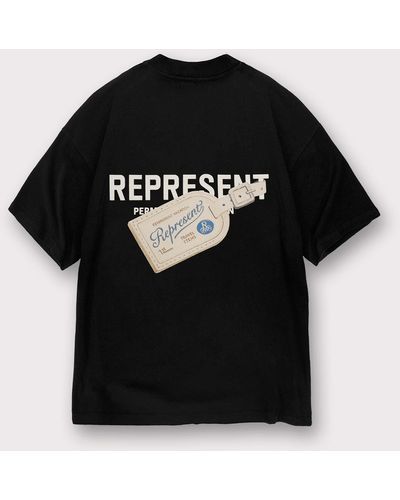 Represent Luggage Tag T-shirt - Black