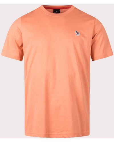 PS by Paul Smith Zebra Badge T-shirt - Orange