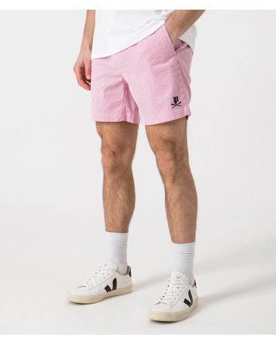 Polo Ralph Lauren Classic Fit Twill Flat Front Shorts - Pink