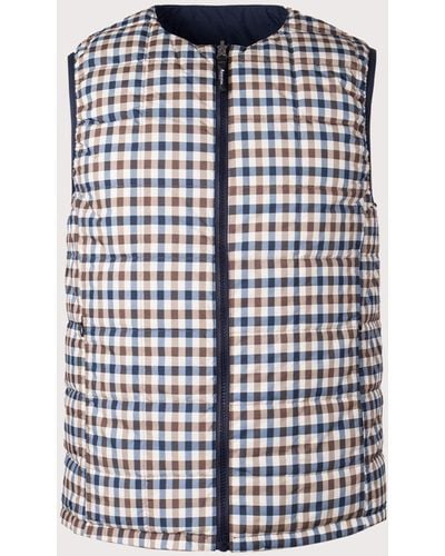 Aquascutum Active Reversible Vest - Blue