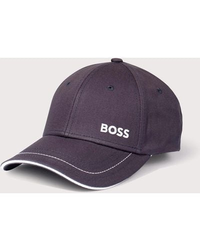 BOSS Contrast Logo Cap - Purple