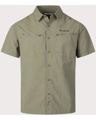 Columbia Mountaindale Outdoor Short Sleeve Shirt - Green