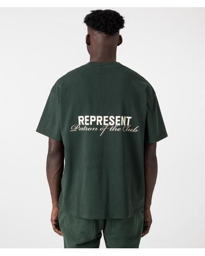Represent Patron Of The Club T-shirt - Green