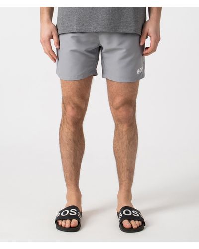 BOSS Starfish Swim Shorts - Grey