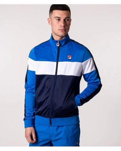 Fila Assembly Colour Blocked Track Top - Blue