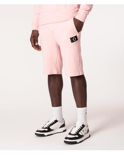Ma Strum Regular Fit Core Sweat Shorts - Pink