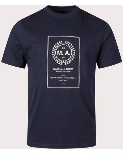 Marshall Artist Cartellino T-shirt - Blue