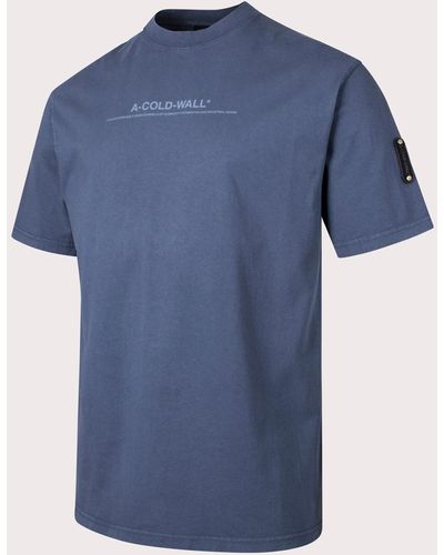 A_COLD_WALL* * Discourse T-shirt - Blue