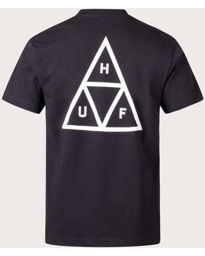 Huf Set Triple Triangle T-shirt - Black