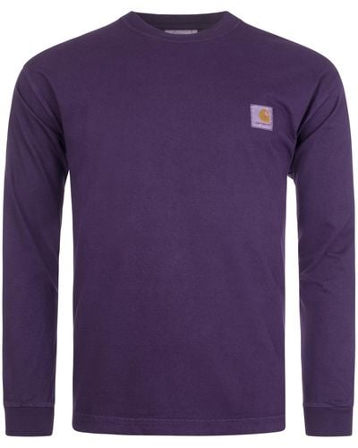 Carhartt Long Sleeve Relaxed Fit Vista Top - Purple