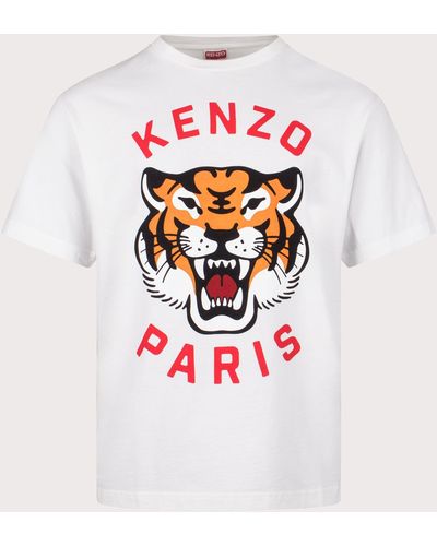 KENZO Oversized Lucky Tiger T-shirt - White