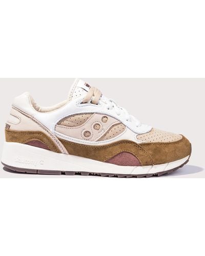 Saucony Shadow 6000 Cappuccino Trainers - White