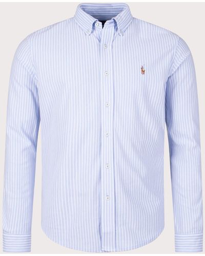 Polo Ralph Lauren Mesh Sport Striped Shirt - Blue