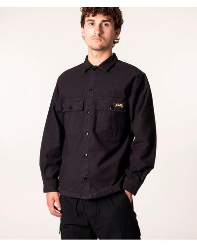 Stan Ray Relaxed Fit Cpo Overshirt - Black