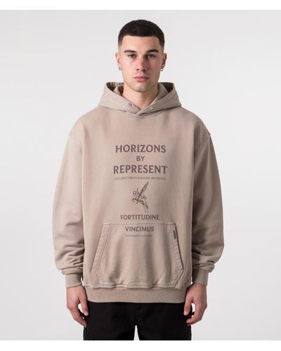 Represent Horizons Hoodie - Brown