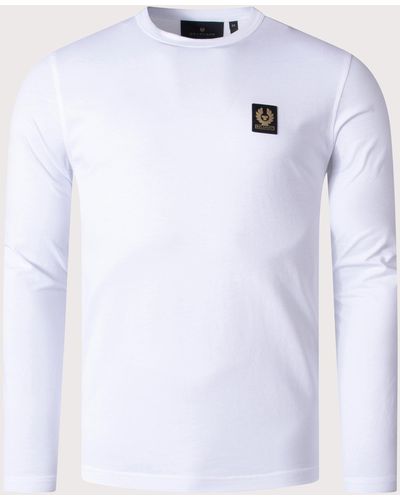 Belstaff Long Sleeved T-shirt - White