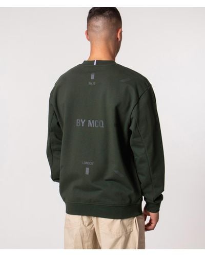 McQ Relaxed Fit Icon Logo Sweatshirt - Green
