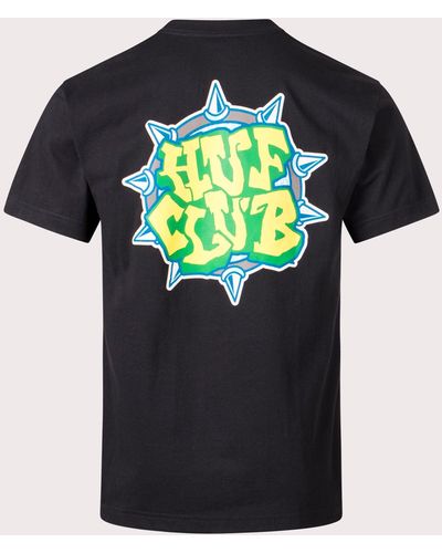 Huf Club T-shirt - Black
