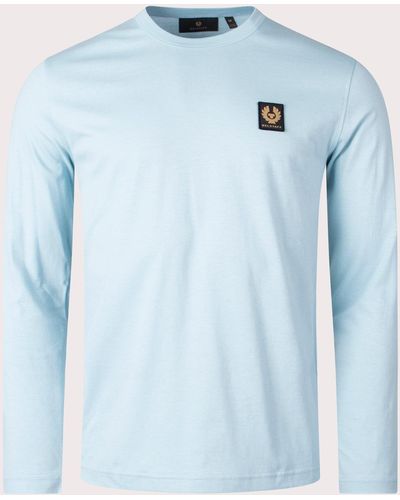 Belstaff Long Sleeved T-shirt - Blue