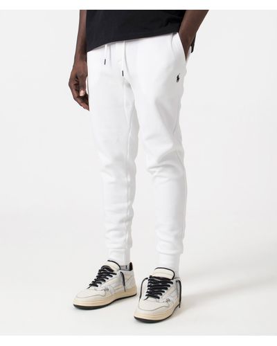 Polo Ralph Lauren Double Knit Pony Logo Joggers - White