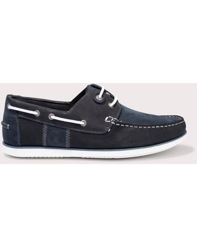 Barbour Wake Boat Shoes - Blue