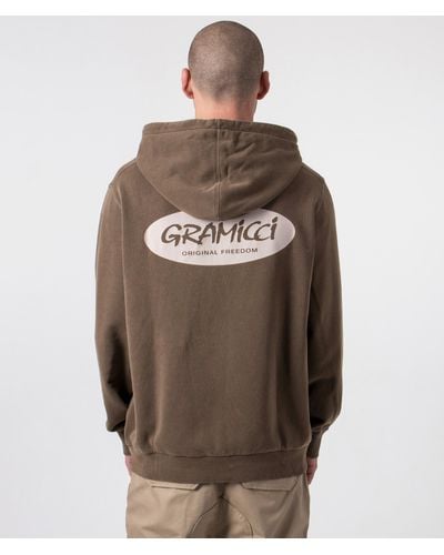 Gramicci Relaxed Fit Original Freedom Oval Hoodie - Brown