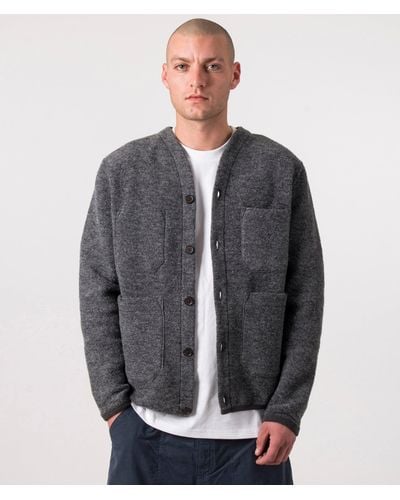 Universal Works Wool Cardigan - Grey