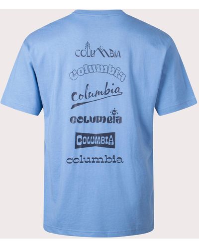 Columbia Burnt Lake Graphic T-shirt - Blue