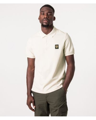 Belstaff Tipped Polo Shirt - White