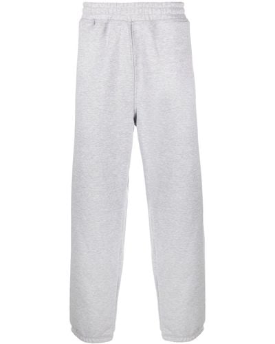 Stussy Logo-embroidered Track Trousers - White