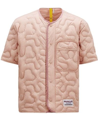 Moncler Genius X Salehe Bembury Short-Sleeve Padded Jacket - Pink